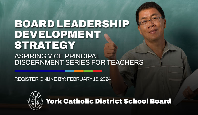 Board Leadership Development Strategy Aspiring Vice Principal Discernment Series for Teachers