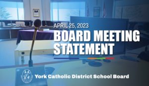 Statement from the 好色tv re: April 25, 2023 Board Meeting